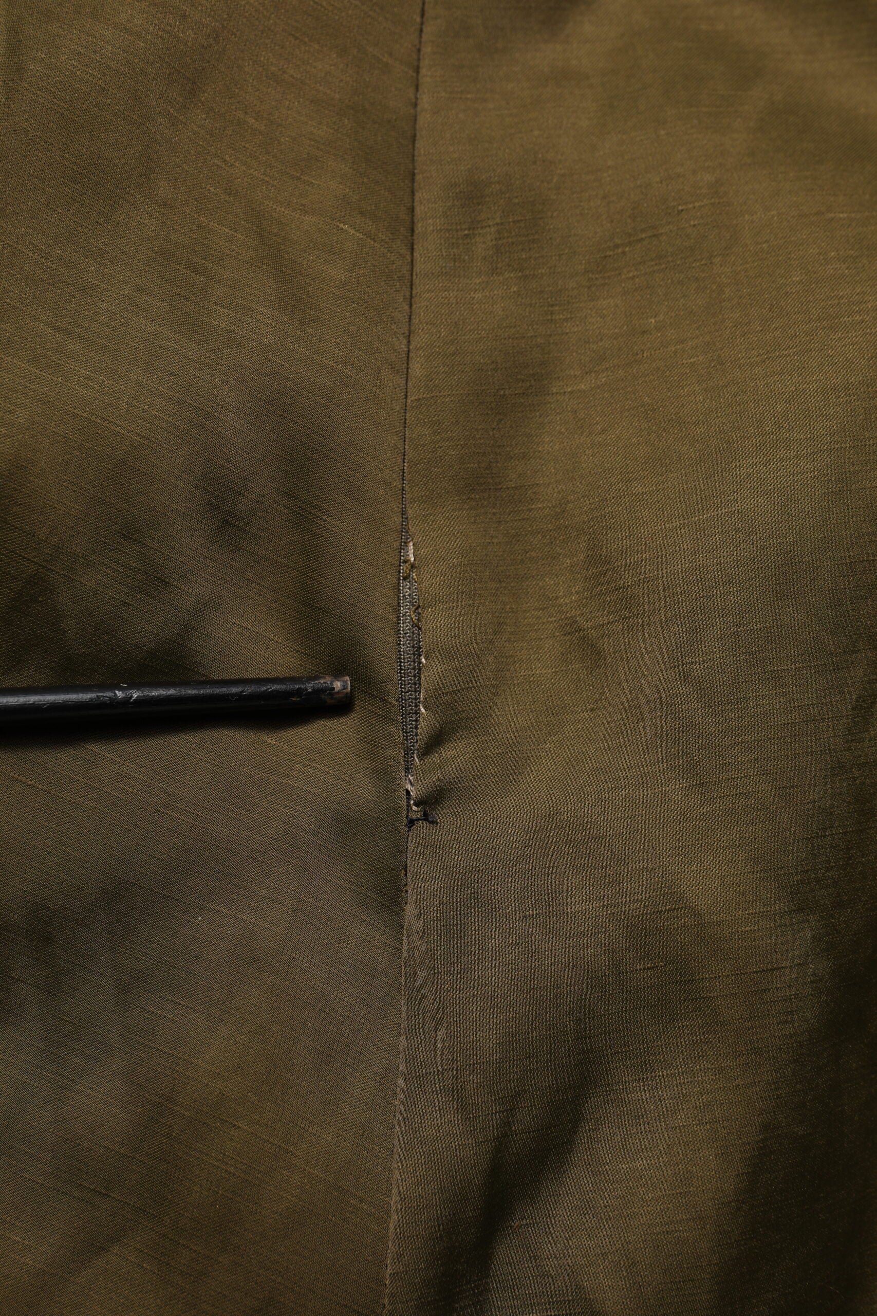 Jil Sander Olive Green Viscose A-line High Waist Midi Skirt | Regal Royce