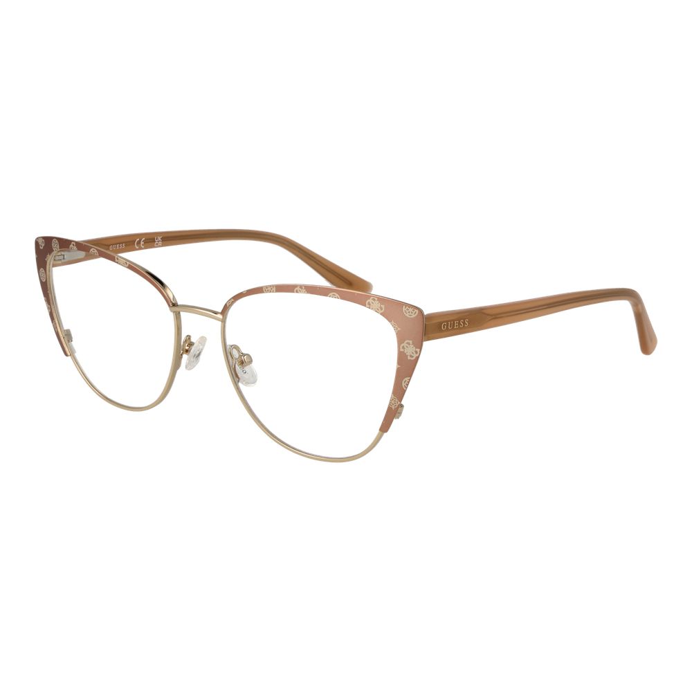 Guess Beige Metal Glasses (Frames) | Regal Royce
