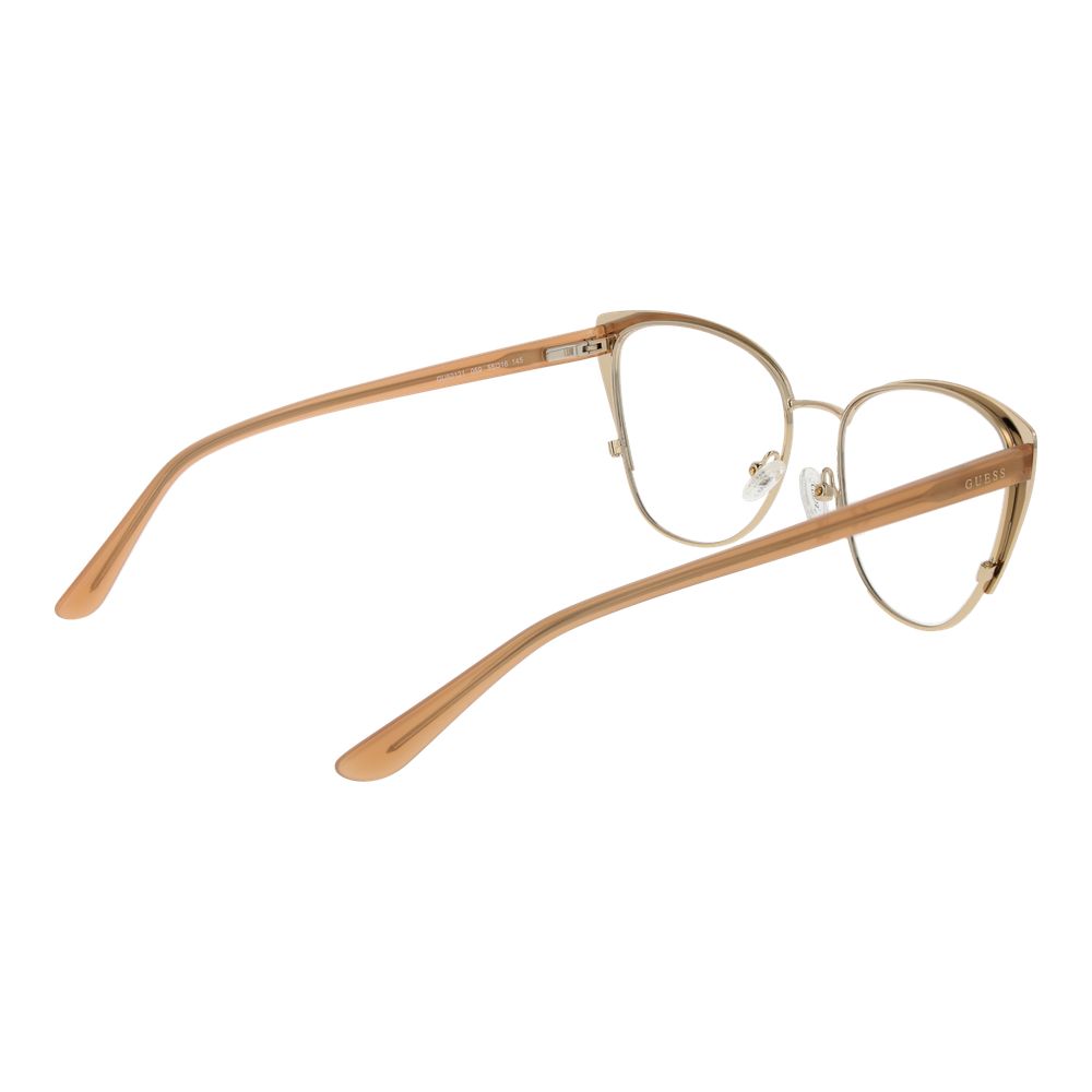 Guess Beige Metal Glasses (Frames) | Regal Royce