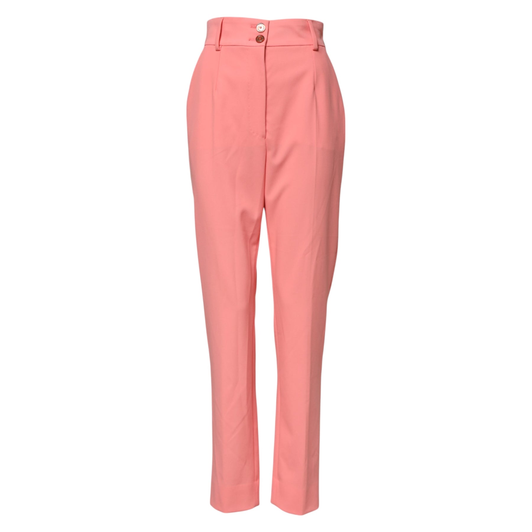 Dolce & Gabbana Pink High Waist Tapered Dress Pants | Regal Royce