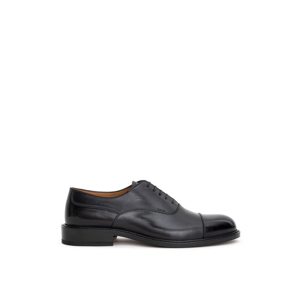 Dior Black Leather Oxfords And Derbies | Regal Royce
