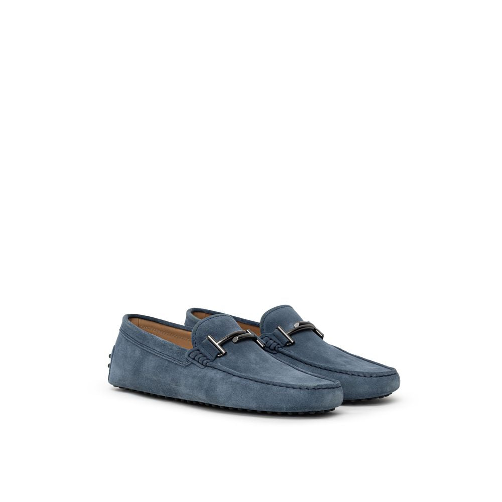 Tod's Blue Suede Leather Moccassin | Regal Royce
