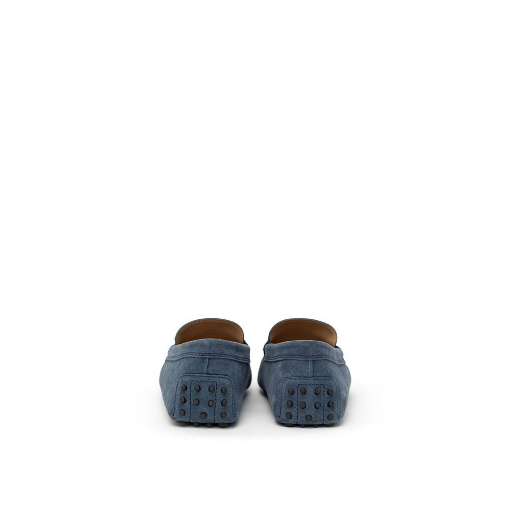 Tod's Blue Suede Leather Moccassin | Regal Royce