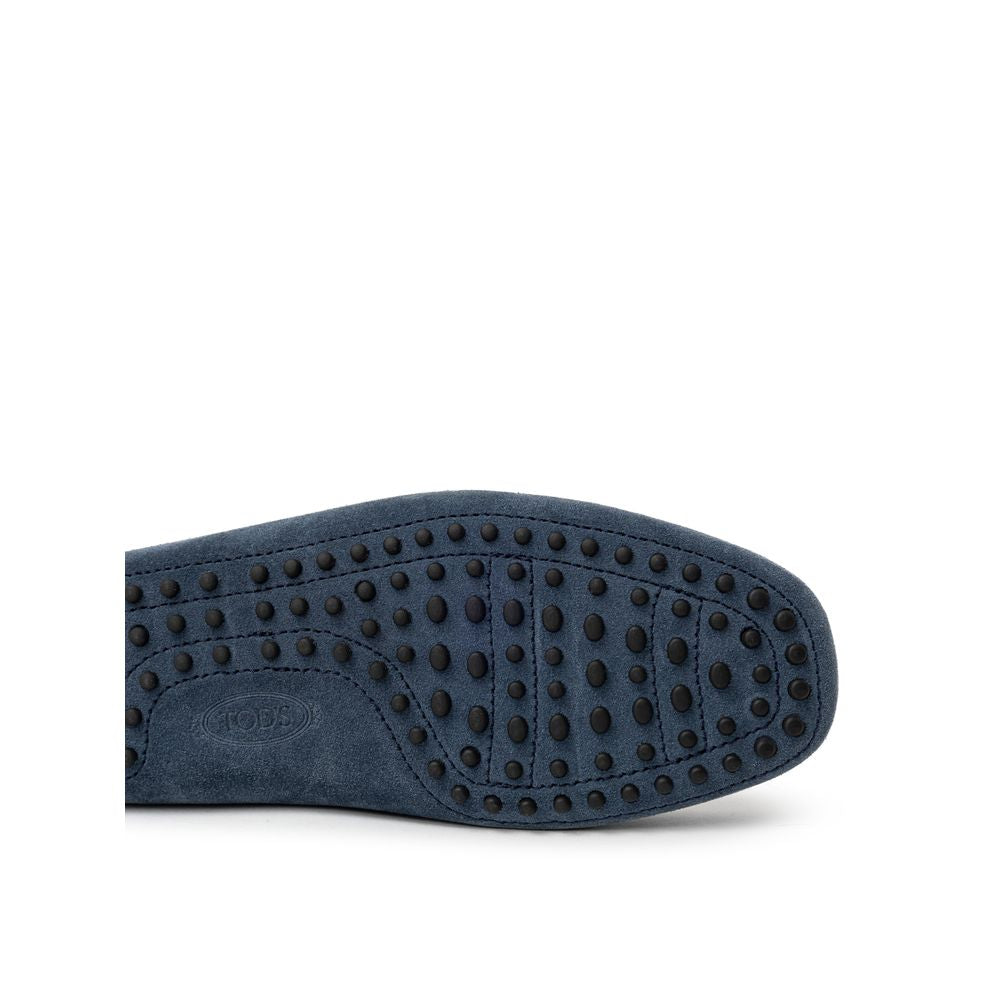 Tod's Blue Suede Leather Moccassin | Regal Royce