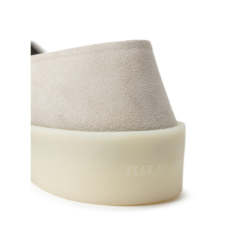 Fear Of God Gray Leather Moccassin | Regal Royce