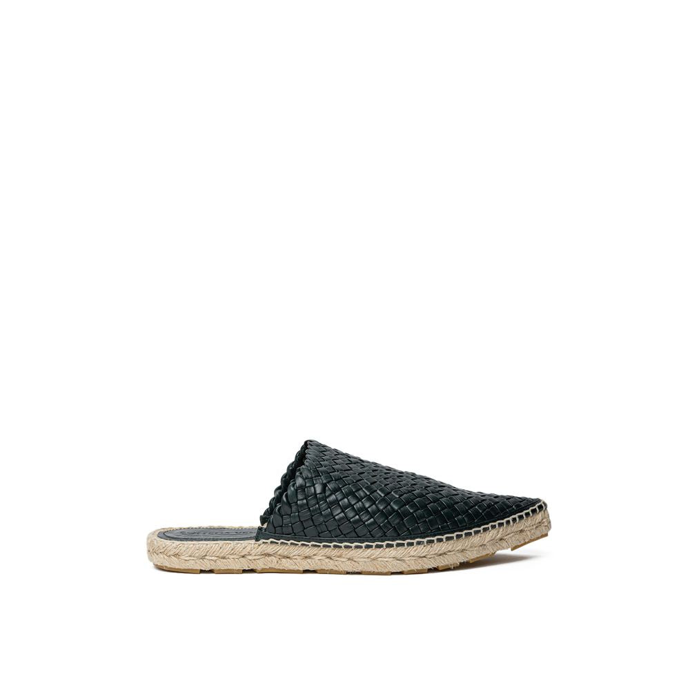Bottega Veneta Green Leather Espadrilles | Regal Royce