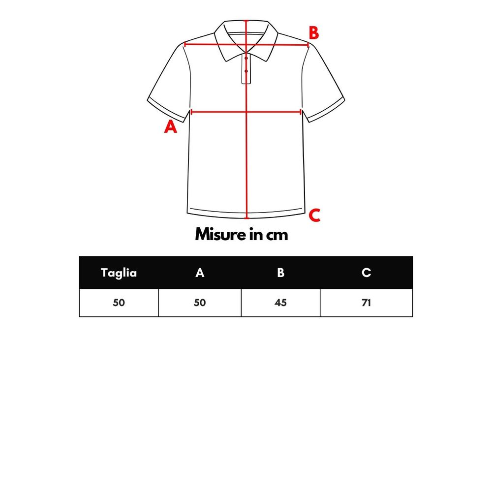 Gran Sasso Blue Linen Polo Shirt