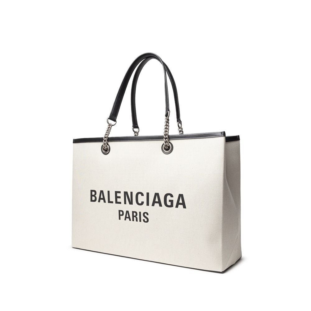 Balenciaga Gray Cotton Tote Bag | Regal Royce
