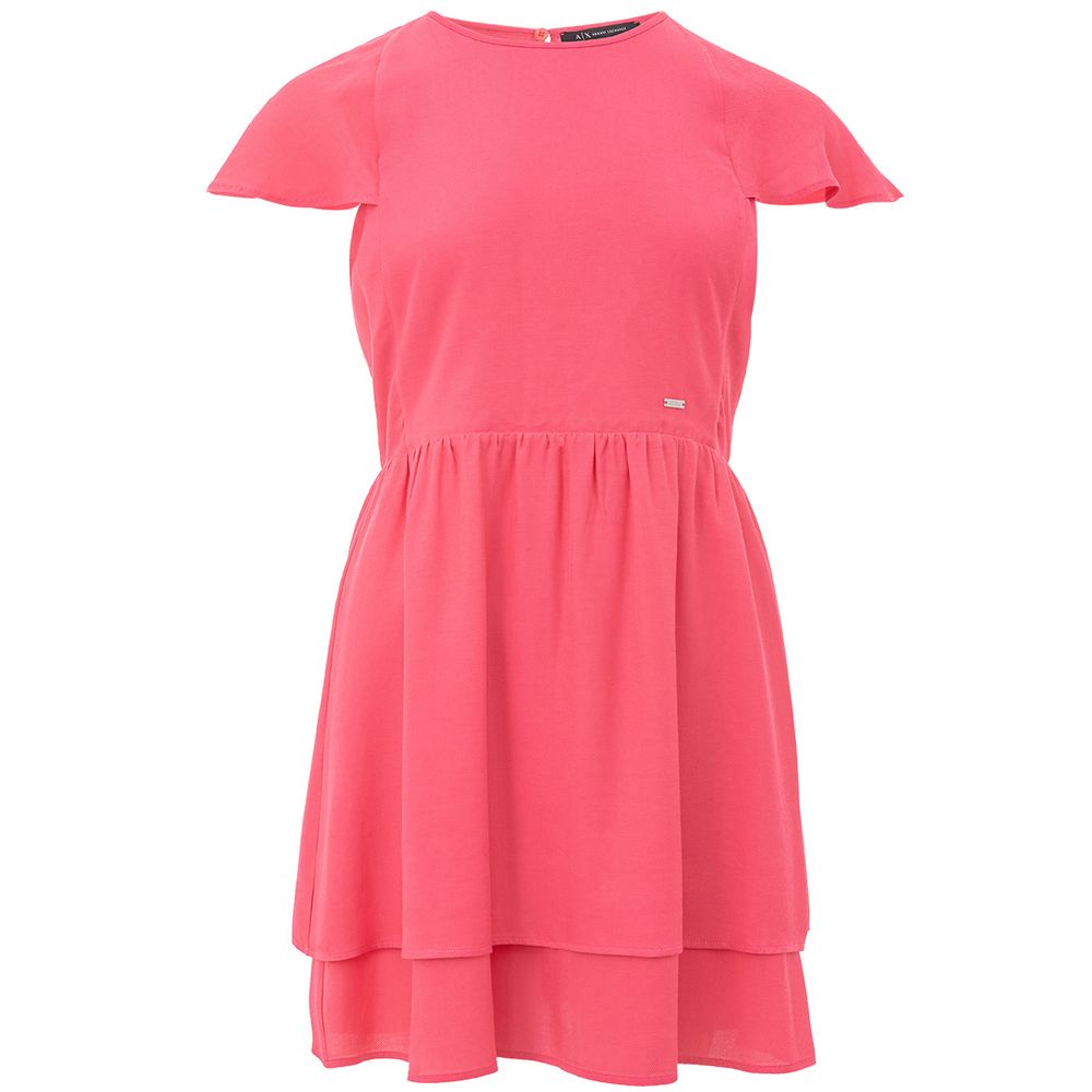 Armani Exchange Fuchsia Viscose Casual Dress | Regal Royce