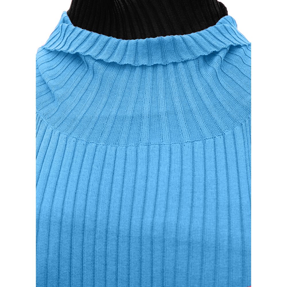 Bottega Veneta Blue Cotton Casual Dress | Regal Royce