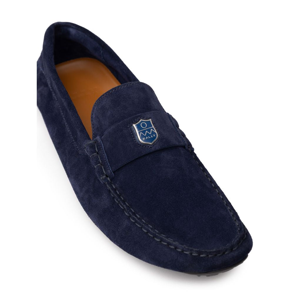 Bally Blue Leather Moccassin | Regal Royce