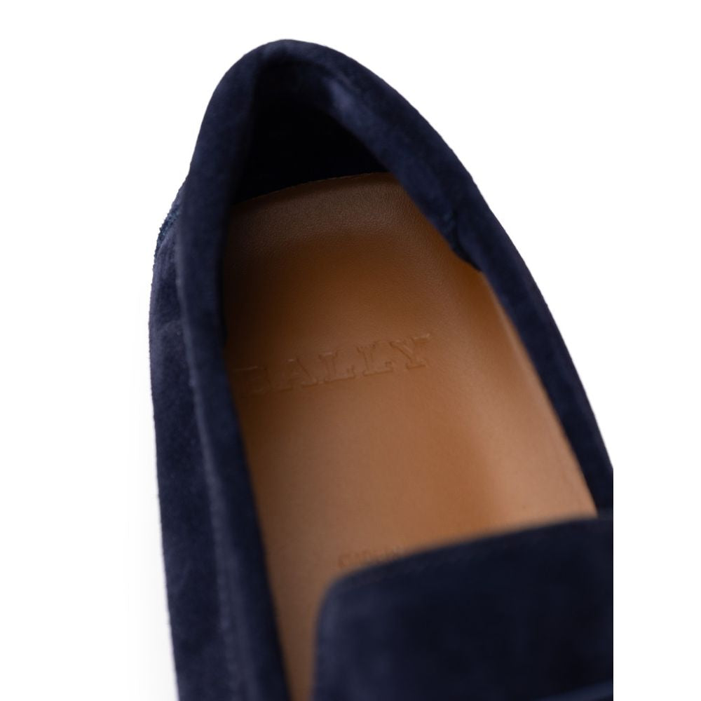 Bally Blue Leather Moccassin | Regal Royce