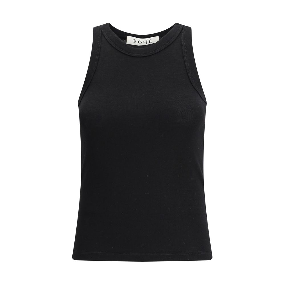 Rohe Black Wool Top | Regal Royce