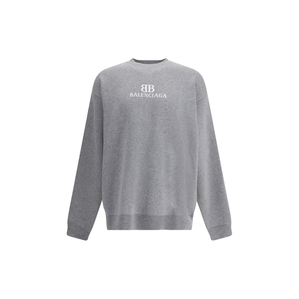 Balenciaga Gray Cotton Sweatshirt | Regal Royce