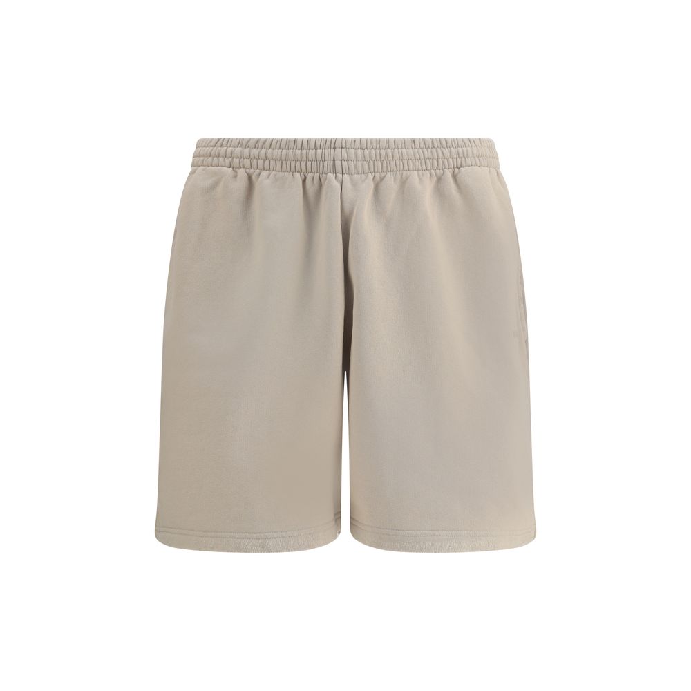 Balenciaga Beige Cotton Bermuda Shorts | Regal Royce