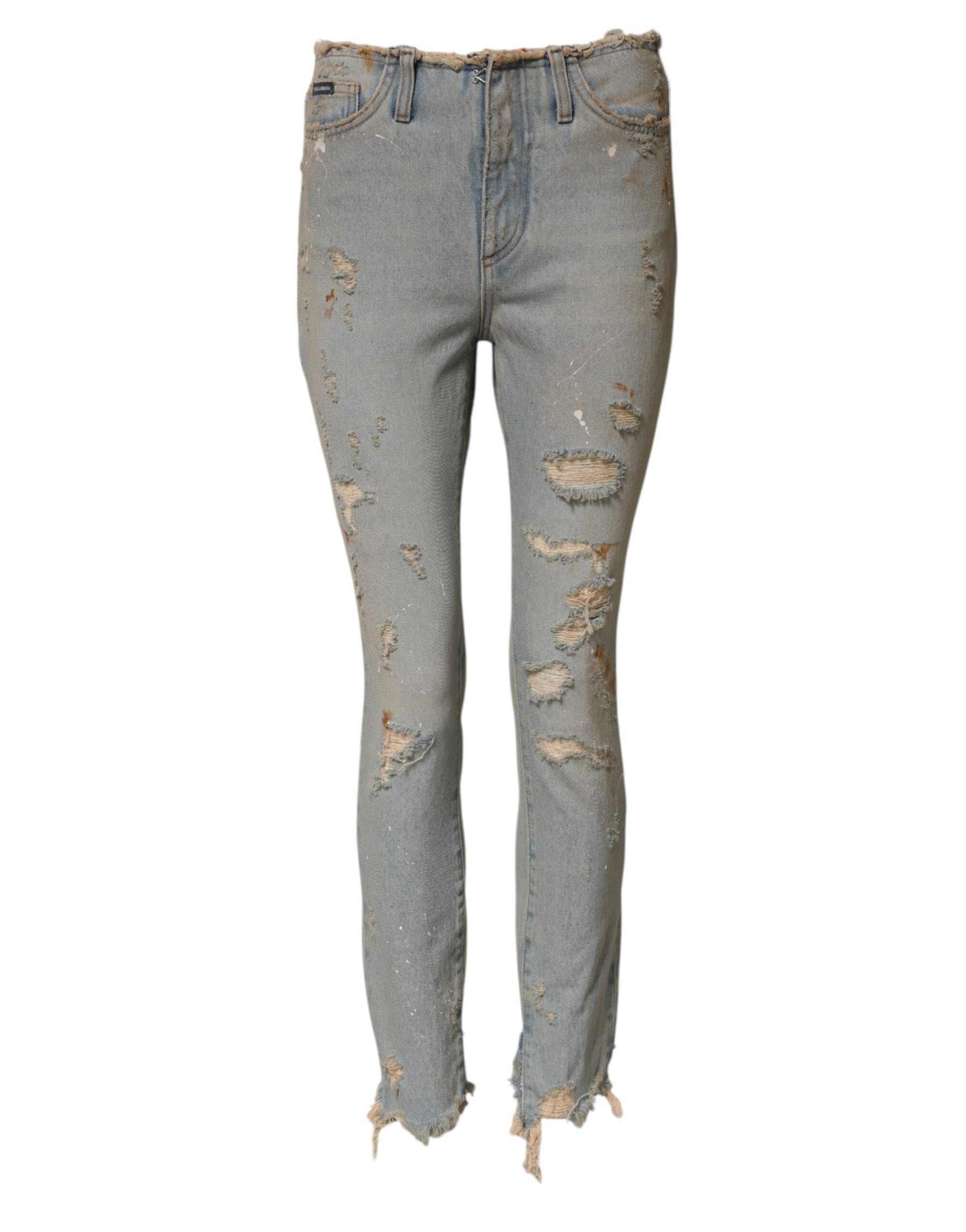 Dolce & Gabbana Light Blue High Waist Skinny Denim Jeans | Regal Royce