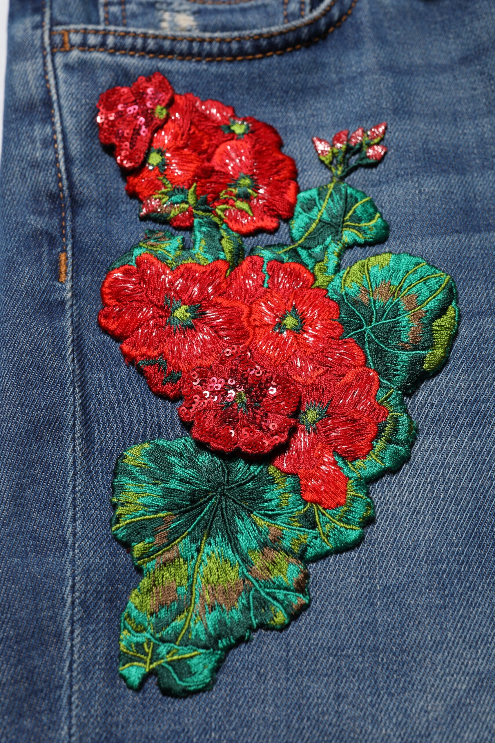 Dolce & Gabbana Blue Cotton Low Waist Skinny Denim Jeans | Regal Royce