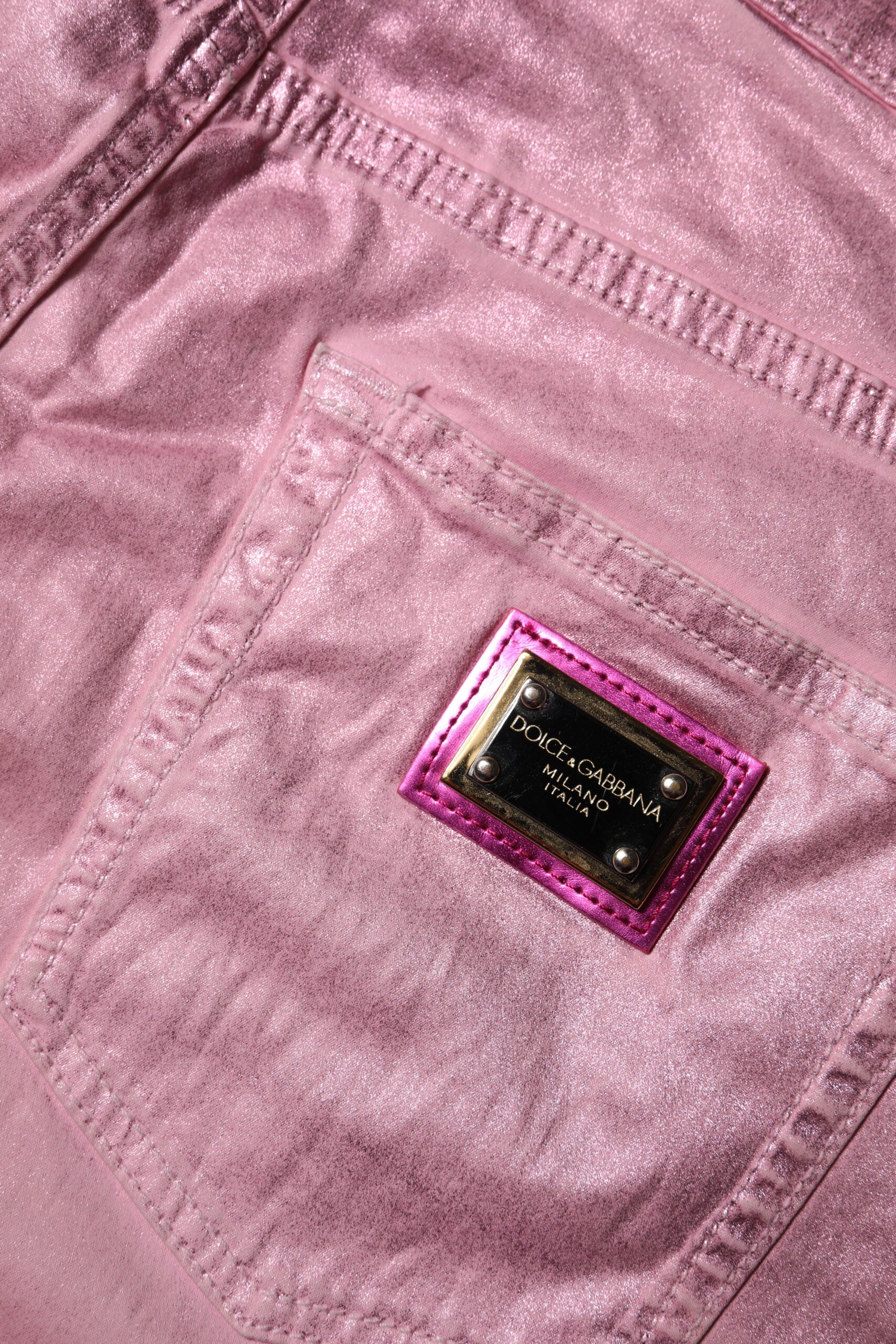 Dolce & Gabbana Pink GRACE High Waisted Skinny Denim Jeans | Regal Royce