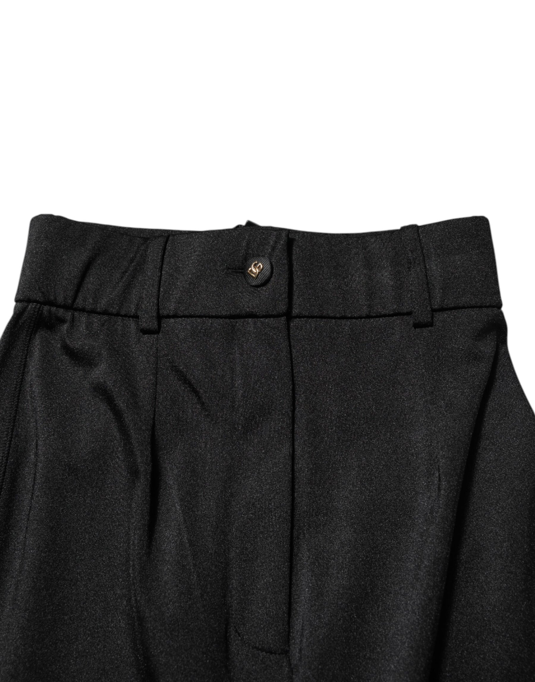 Dolce & Gabbana Black High Waisted Skinny Leggings Pants | Regal Royce