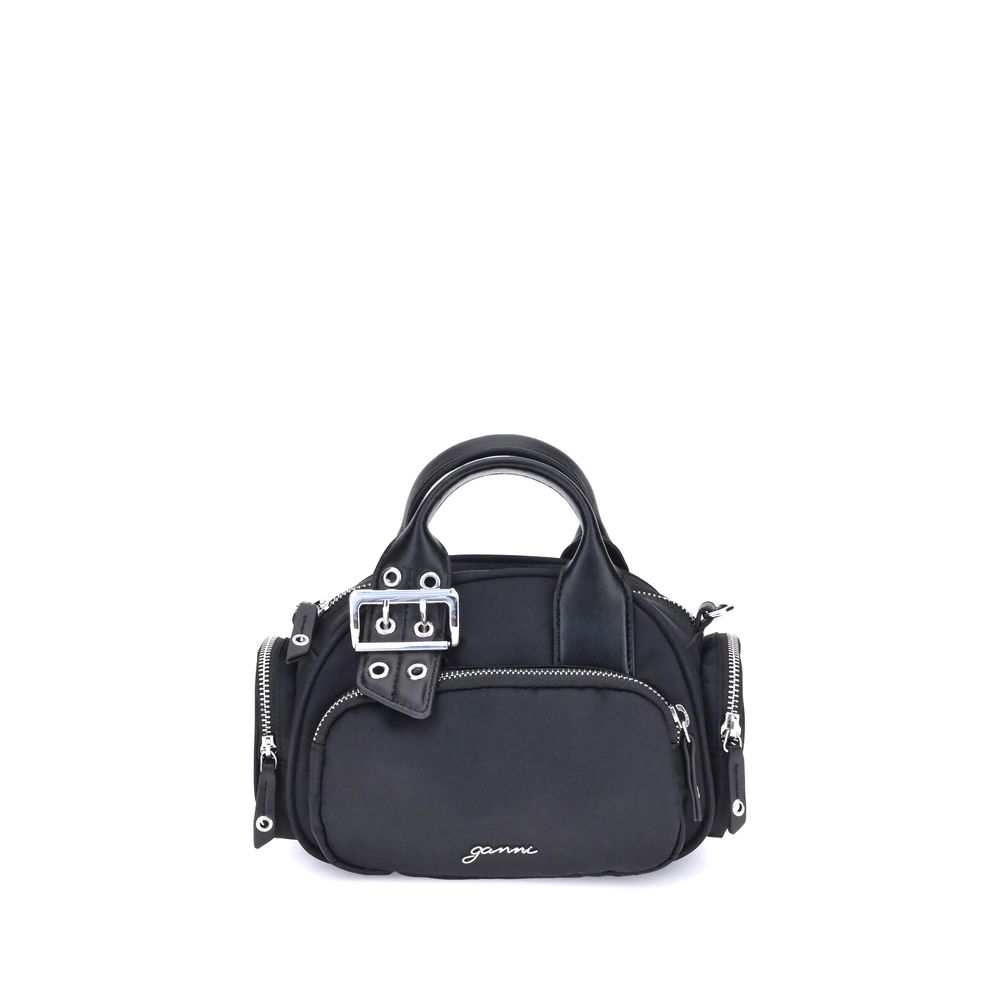Ganni Black Nylon Shoulder Bag | Regal Royce
