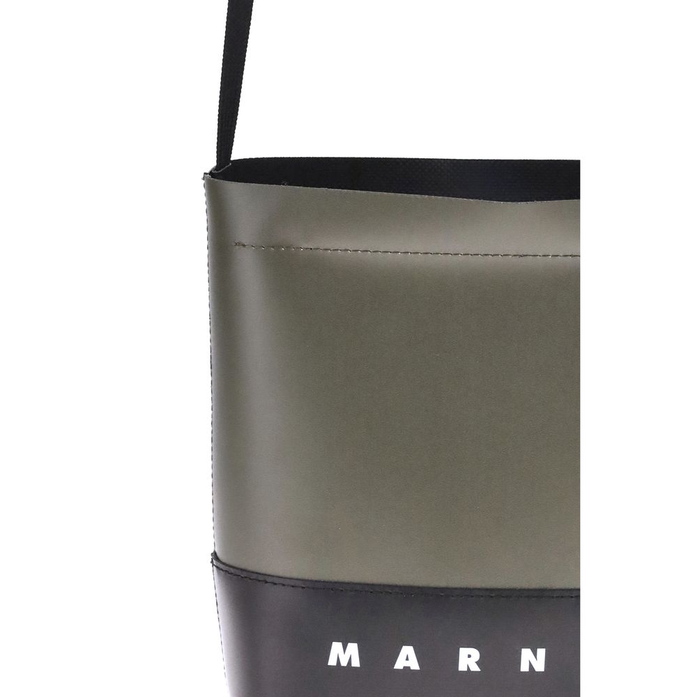 Marni Bicolor Polyester Shoulder Bag | Regal Royce