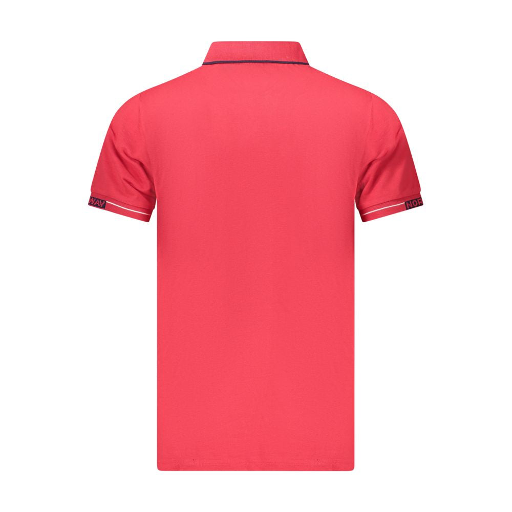 Norway 1963 Rosso Cotone Uomo Polo | Regal Royce