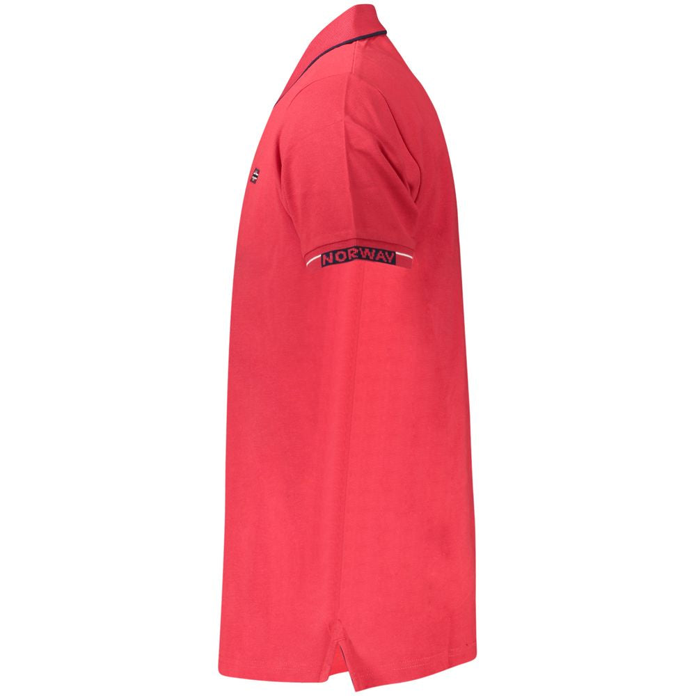 Norway 1963 Rosso Cotone Uomo Polo | Regal Royce