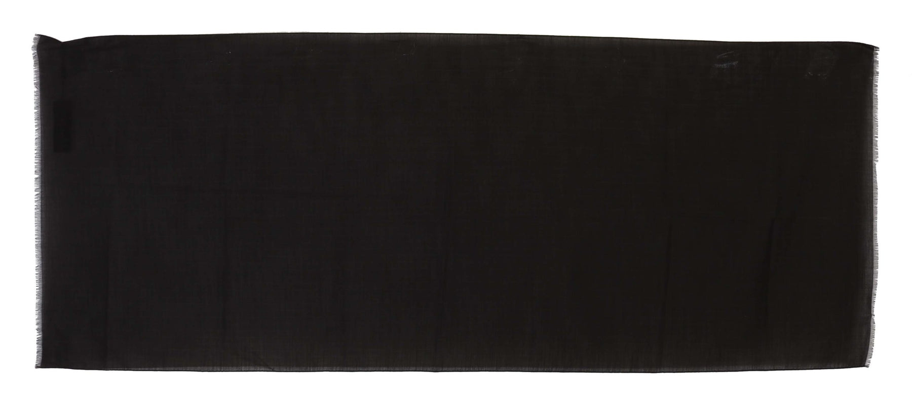 Dolce & Gabbana Dark Gray Virgin Wool Striped Pattern Wrap Scarf | Regal Royce