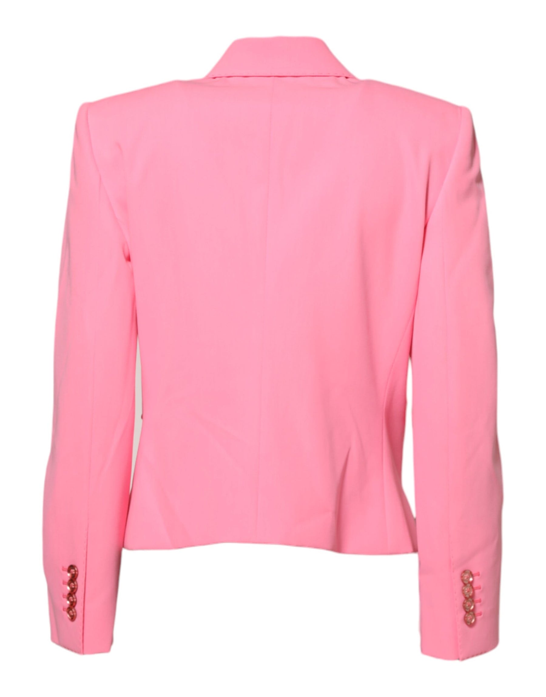 Dolce & Gabbana Pink Double Breasted Women Coat Jacket | Regal Royce