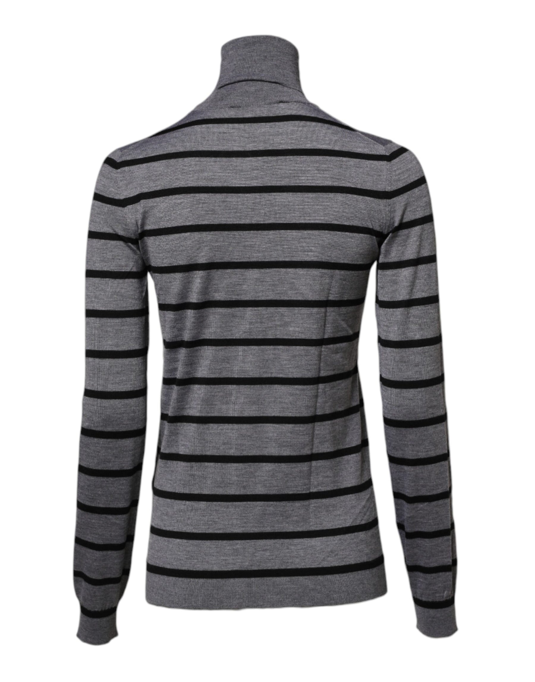 Dolce & Gabbana Gray Floral Embroidery Pullover Sweater | Regal Royce