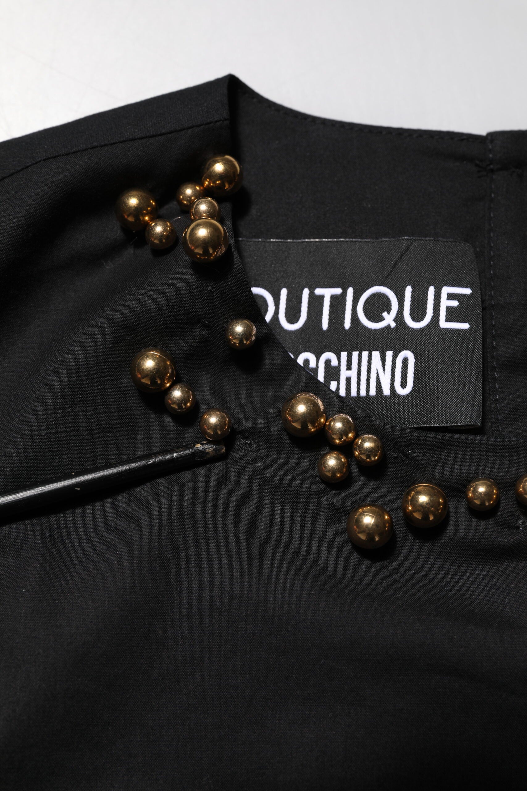 Boutique Moschino Black Cotton Sleeveless Women Tank T-shirt | Regal Royce