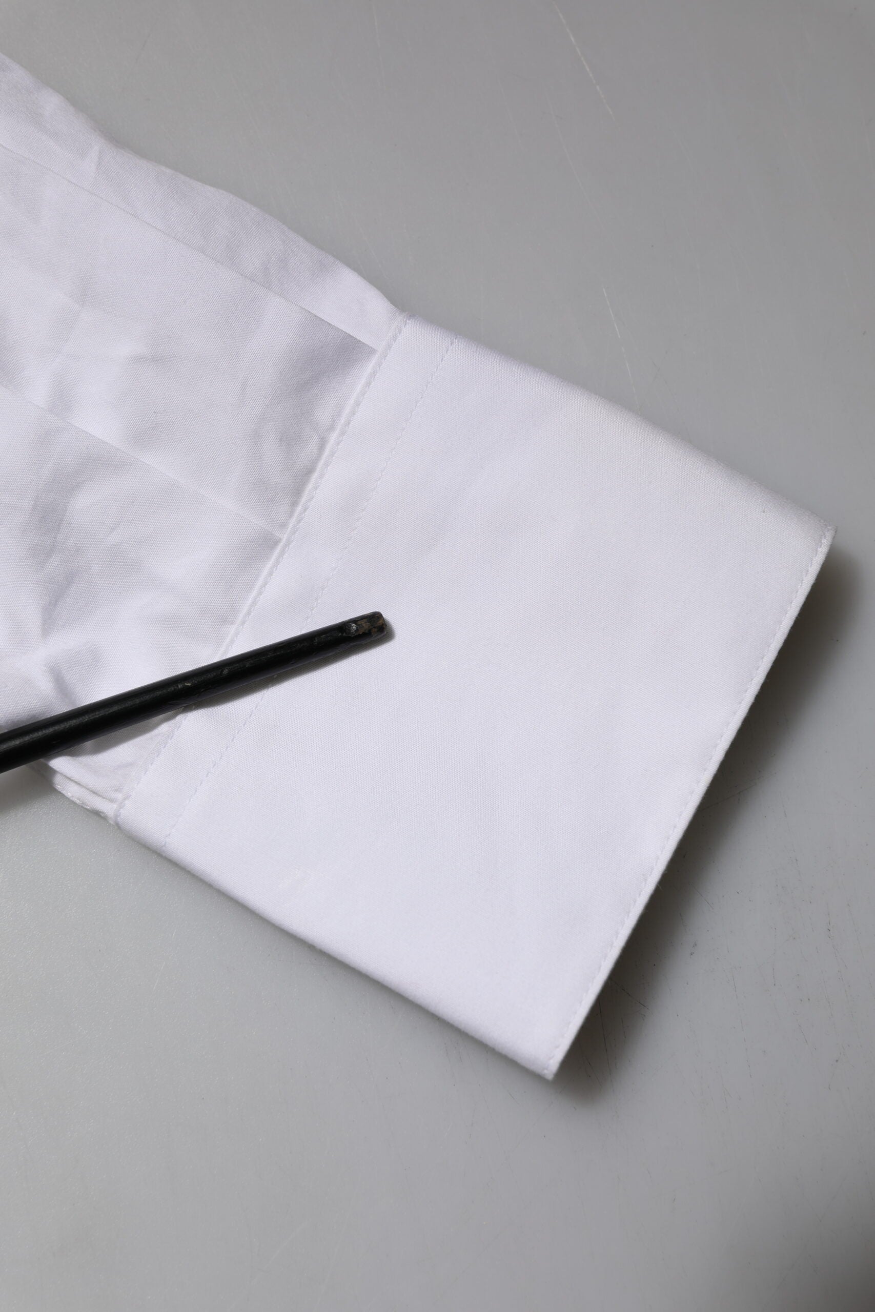 Dolce & Gabbana White Crystal Embellished Collared Shirt Top | Regal Royce