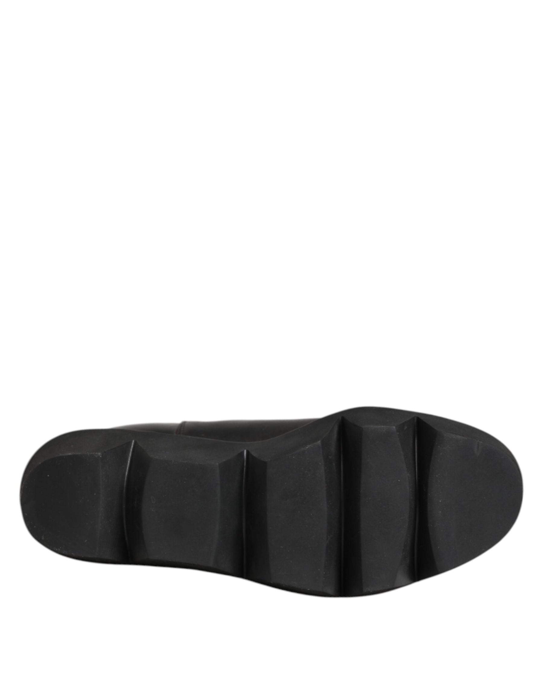 Sacai Black Chelsea Leather Pull On Women Ankle Boots Shoes | Regal Royce