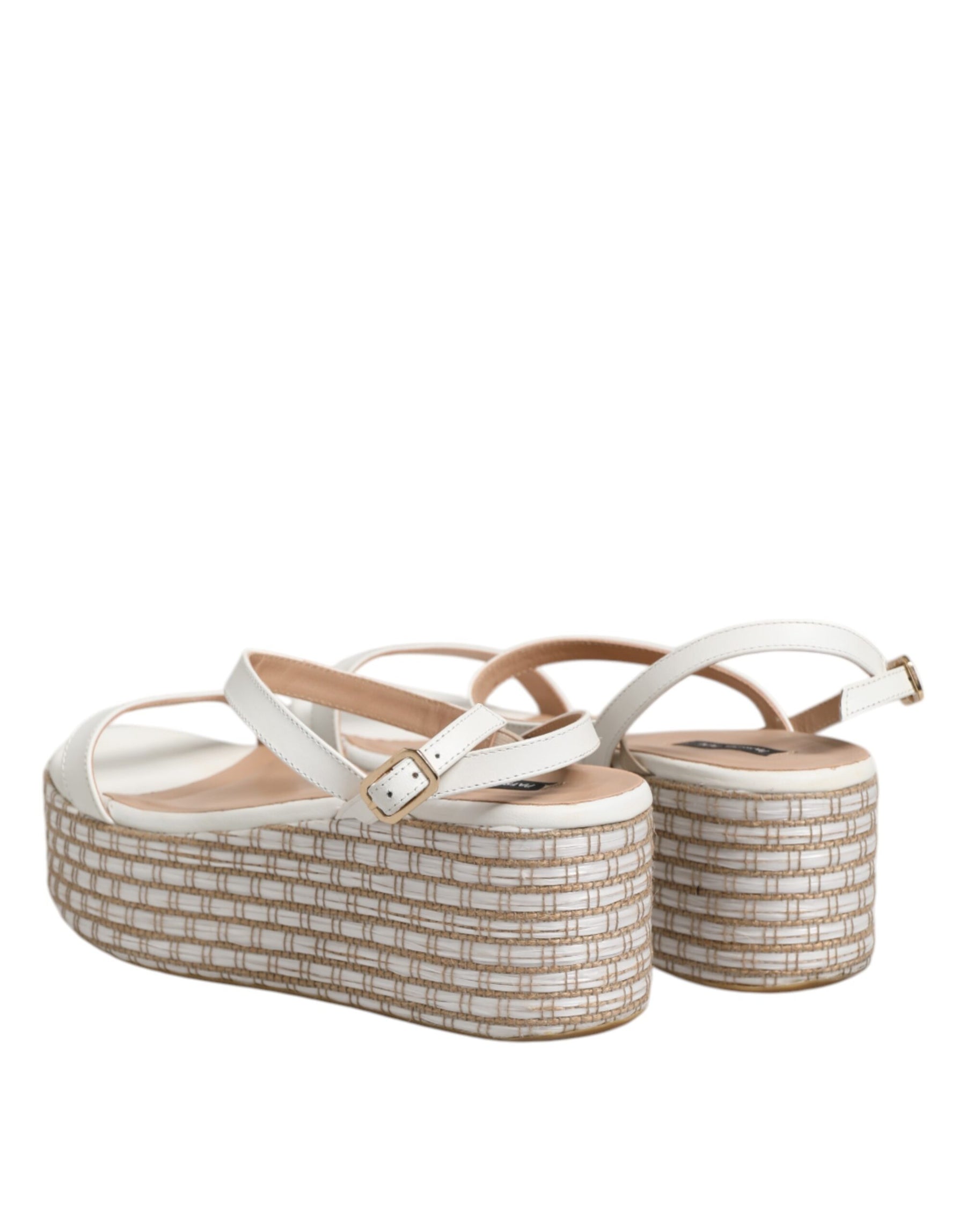 Patrizia Pepe White Espadrilles Ankle Strap Sandals Shoes | Regal Royce