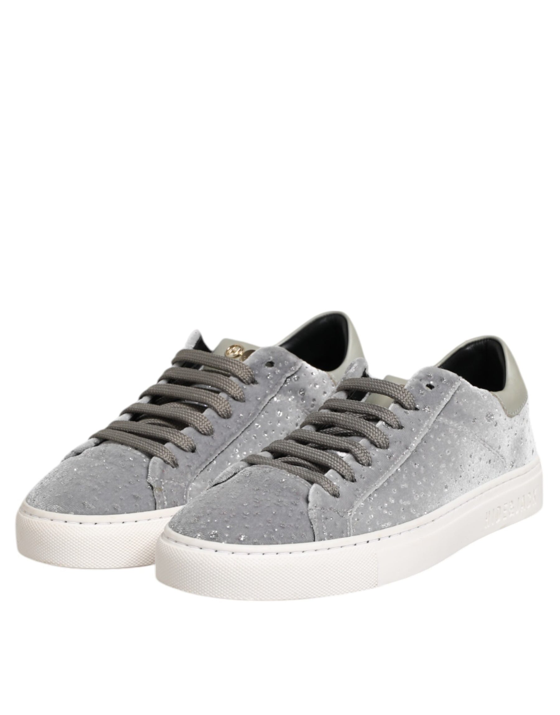HIDE & JACK Gray Suede Low Top Lace Up Sneakers Shoes | Regal Royce