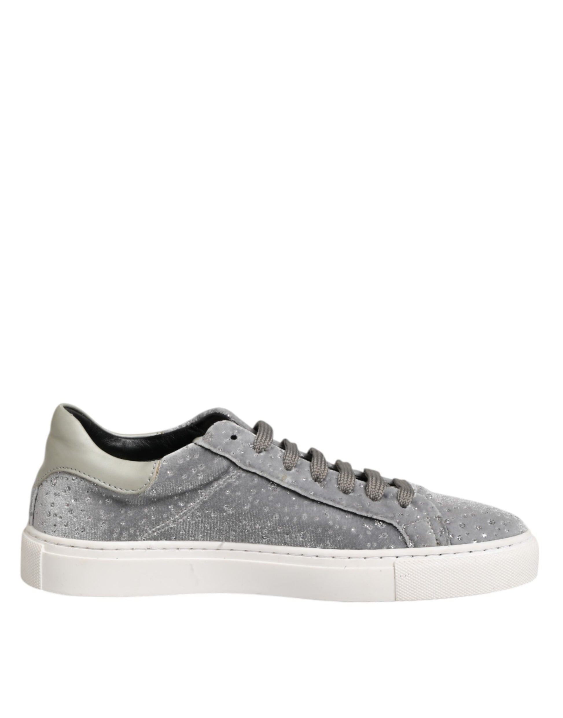 HIDE & JACK Gray Suede Low Top Lace Up Sneakers Shoes