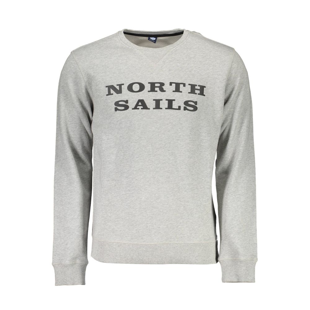 North Sails Grigio Cotton Men Sweatshirt | Regal Royce