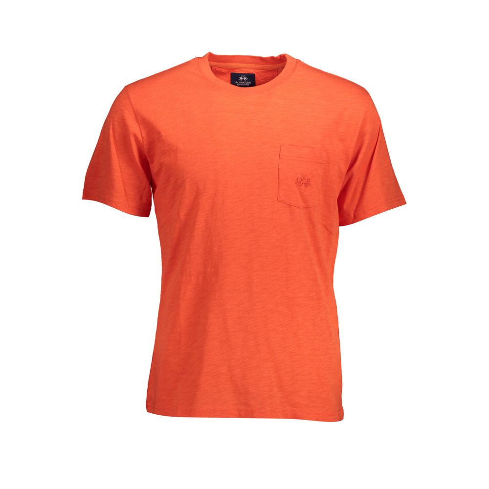 La Martina Red Cotton Men's T-Shirt | Regal Royce