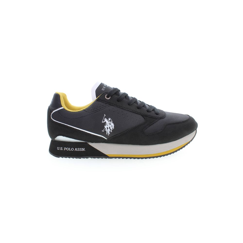 U.S. POLO ASSN. Black Polyester Men Sneaker | Regal Royce