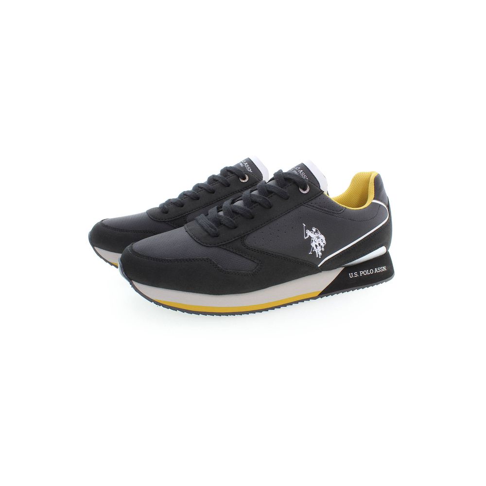 U.S. POLO ASSN. Black Polyester Men Sneaker | Regal Royce