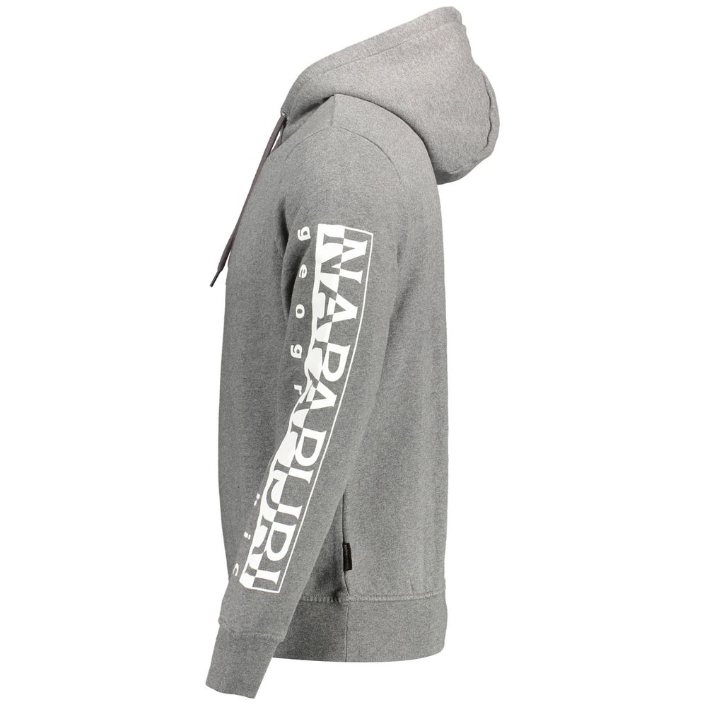 Napapijri Grigio Cotton Men's Sweatshirt | Regal Royce