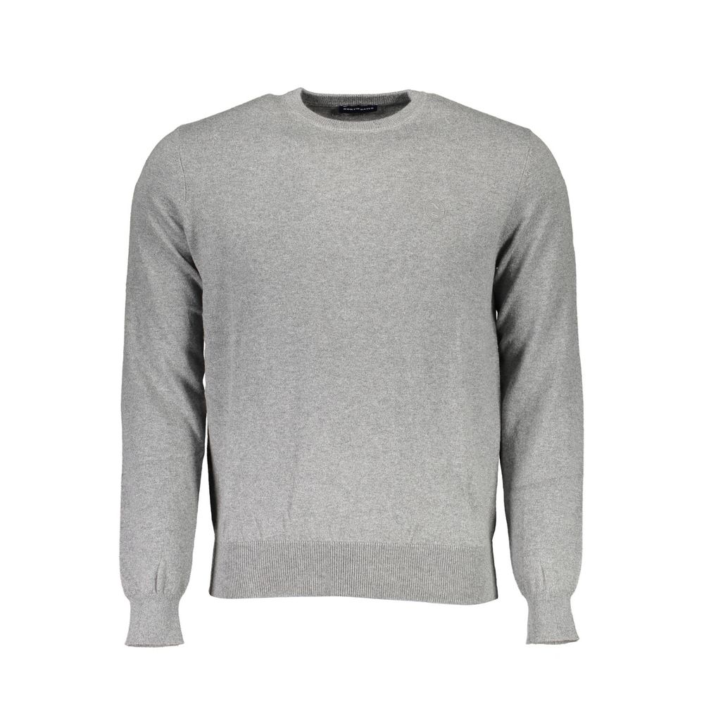North Sails Grigio Cotton Men Sweater | Regal Royce