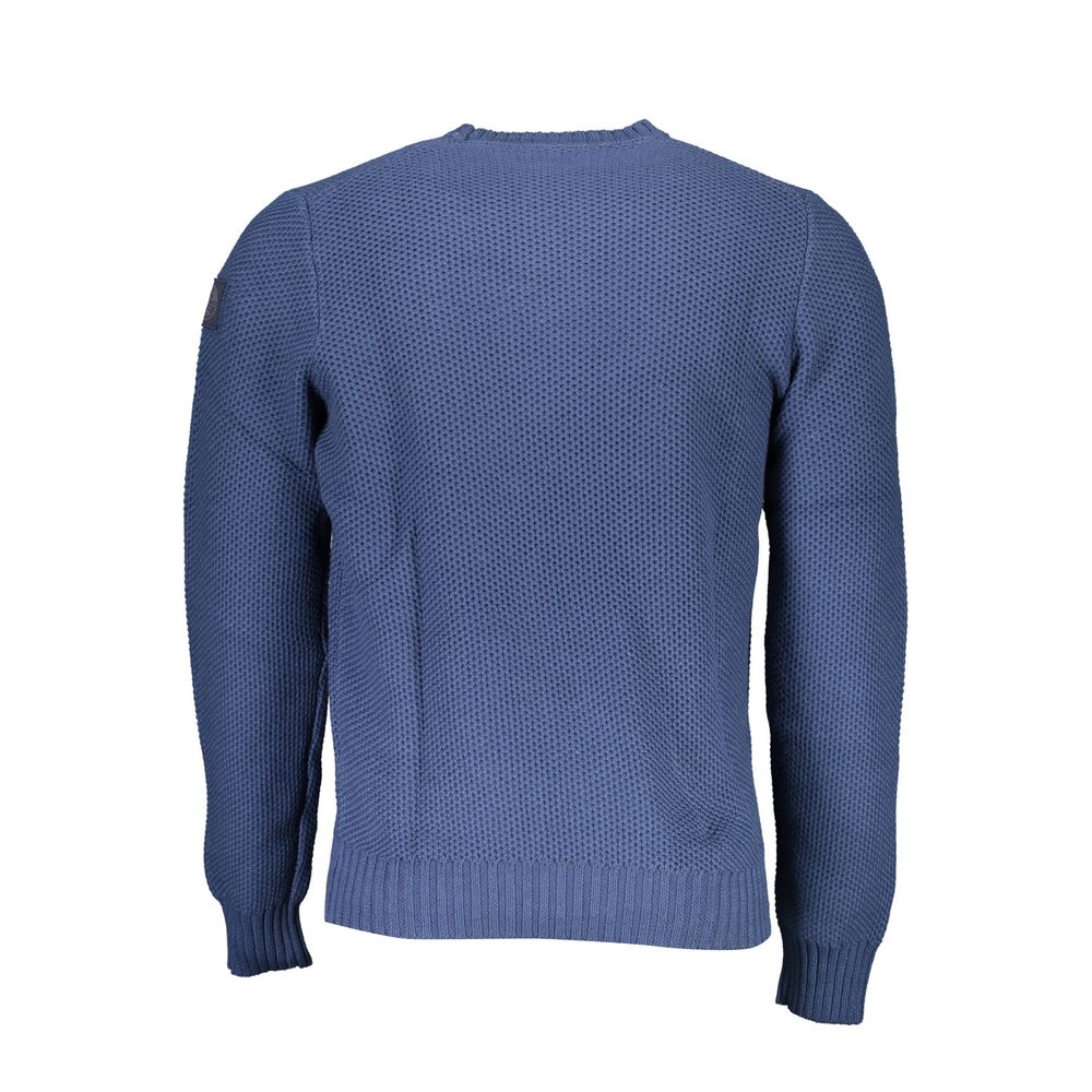 North Sails Blue Cotton Men Sweater | Regal Royce