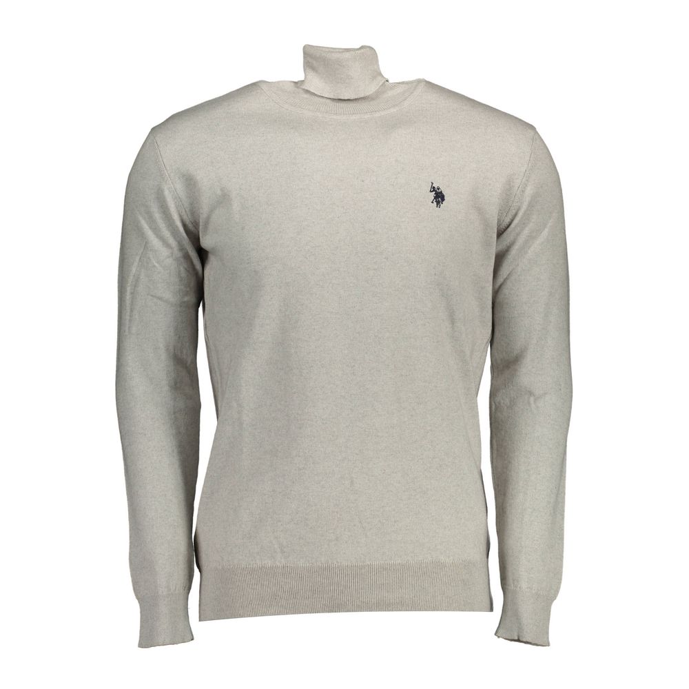 U.S. POLO ASSN. Gray Cotton Men's Sweater | Regal Royce