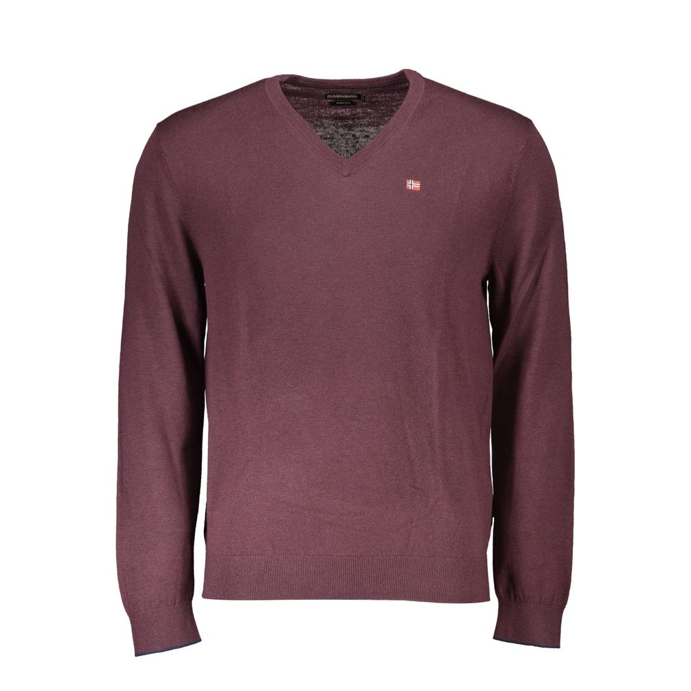 Napapijri Rosso Wool Men Sweater | Regal Royce