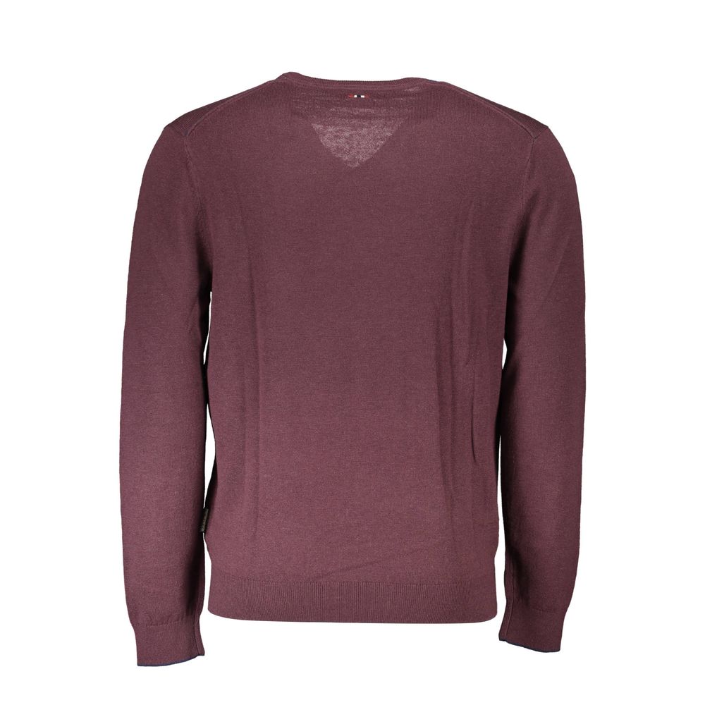 Napapijri Rosso Wool Men Sweater | Regal Royce