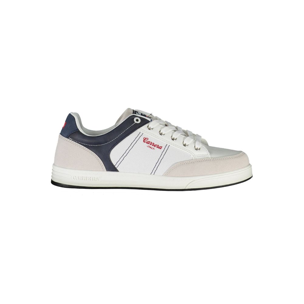 Carrera White Polyurethane Men Sneaker | Regal Royce