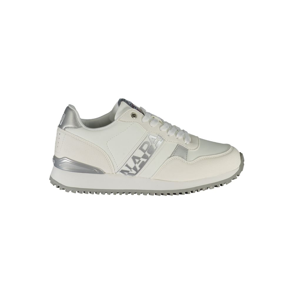 Napapijri Bianco Polyurethane Women Sneaker | Regal Royce