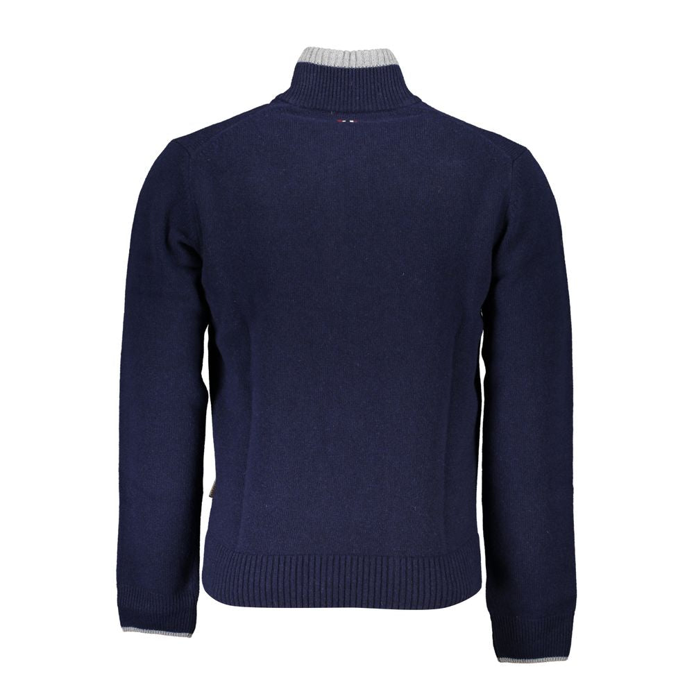 Napapijri Blue Tessuto Men's Sweater | Regal Royce