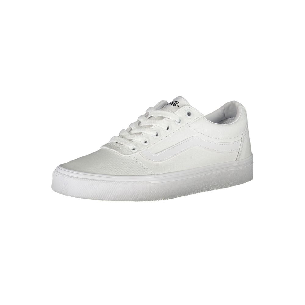 Vans Bianco Polyurethane Women Sneaker | Regal Royce